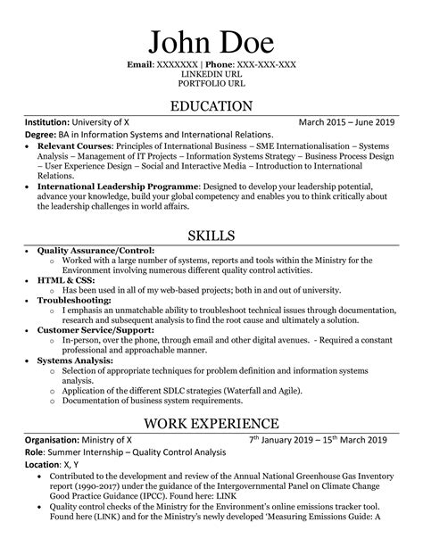 Reddit Best Resume Template
