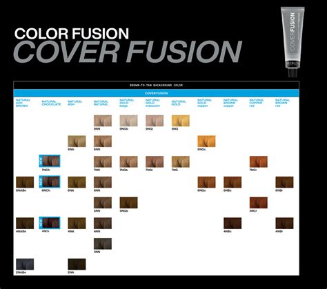 Redken Color Chart Cover Fusion