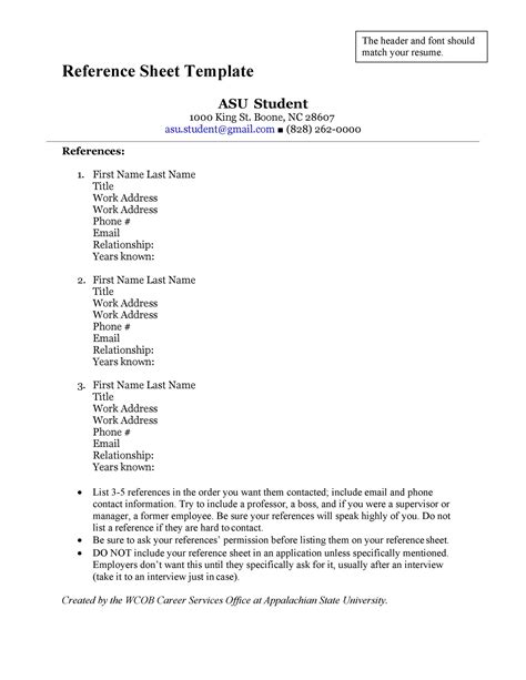Reference Document Template