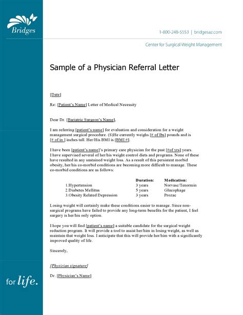 Referral Letter Template For Employee