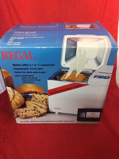 Regal Automatic Breadmaker K6751 Manual