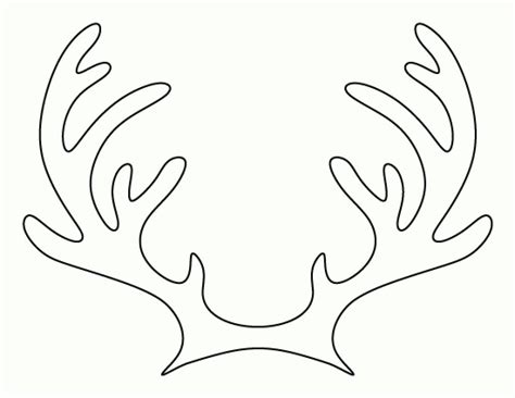 Reindeer Antlers Printable Free