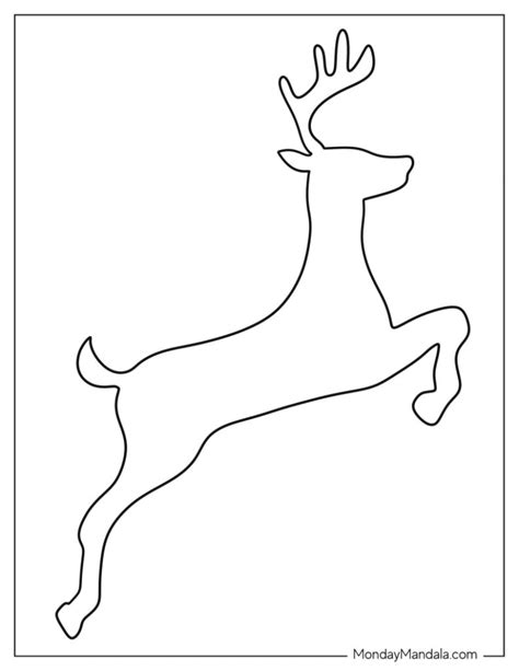 Reindeer Stencil Printable