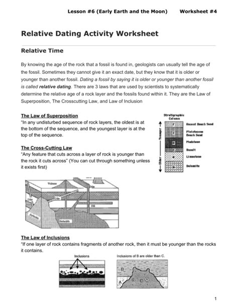 Relative Dating Fossils Activity Answers Feac1d085aab658cfc17362aabb69583 Ero Tel