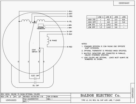 Reliance Electric Motor Wiring Diagram