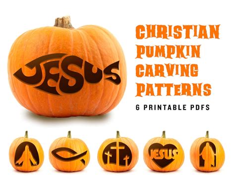 Religious Pumpkin Carving Templates