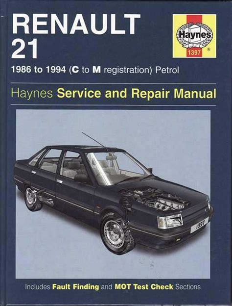 Renault 21 1986 1994 Workshop Service Manual