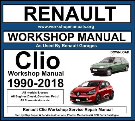 Renault Clio Workshop Service Manual