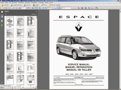 Renault Espace 4 Workshop Manual