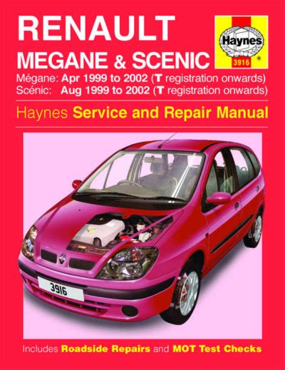 Renault Megane And Scenic 99 02 Service And Repair Manual Service Amp Repair Manuals