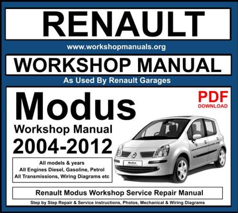 Renault Modus Haynes Manual