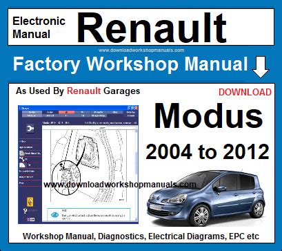 Renault Modus Workshop Manual