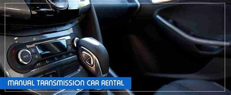 Rent Manual Transmission Car Seattle