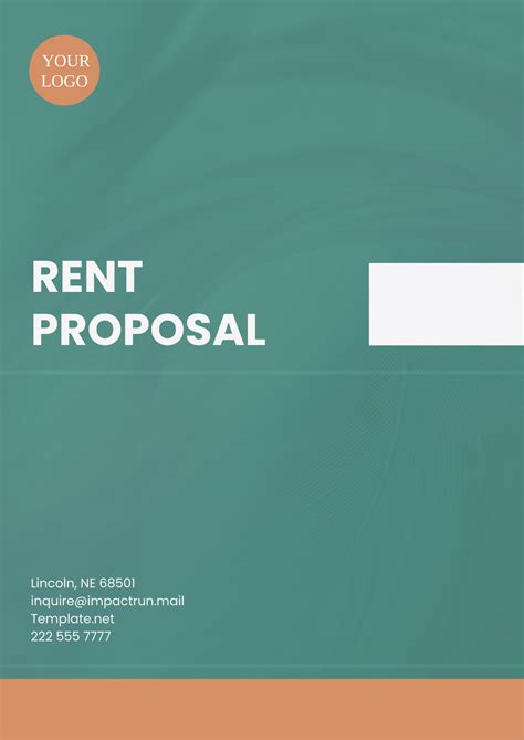 Rent To Own Proposal Letter Template