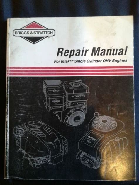 Repair Manual For Briggs Intek 20hp Engine