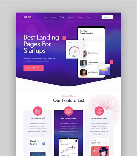 Responsive Landing Page Templates