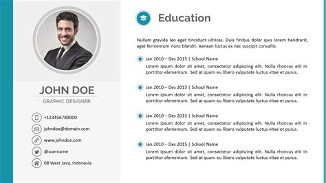 Resume Powerpoint Template