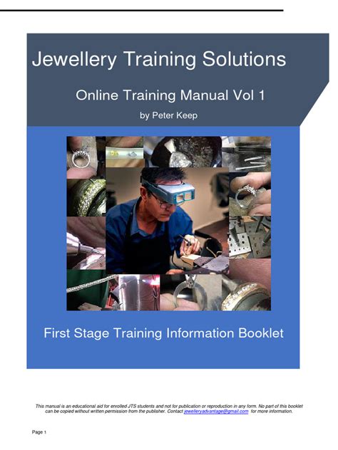 Retail Jewellery Training Manual Sample