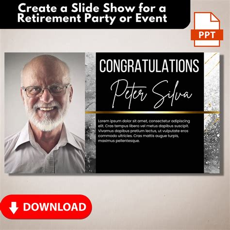 Retirement Powerpoint Template