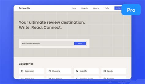 Review Website Template