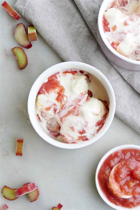 Rhubarb Ice Cream Sauce: A Culinary Delight