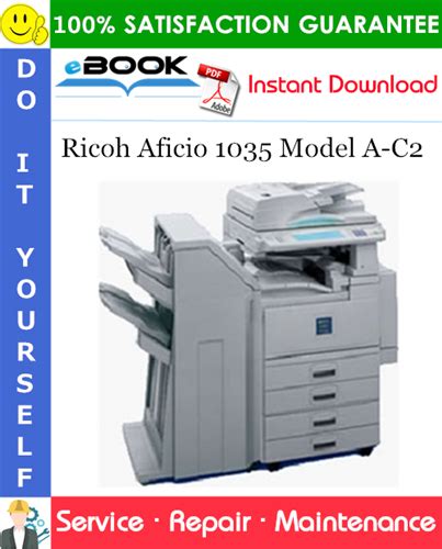 Ricoh Aficio 1035 Model A C2 Service Repair Manual