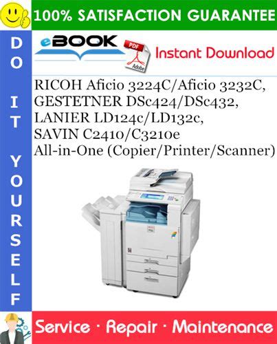 Ricoh Aficio 3224c Aficio 3232c Service Repair Manual Parts Catalog