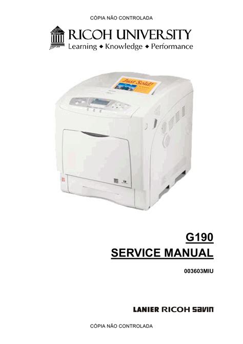 Ricoh Aficio Spc420 Full Service Manual