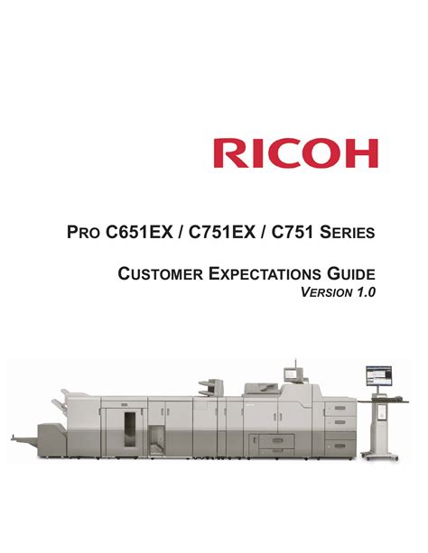 Ricoh Proc651ex Proc751ex Proc751 Service Manual