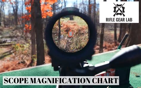 Rifle Scope Magnification Chart
