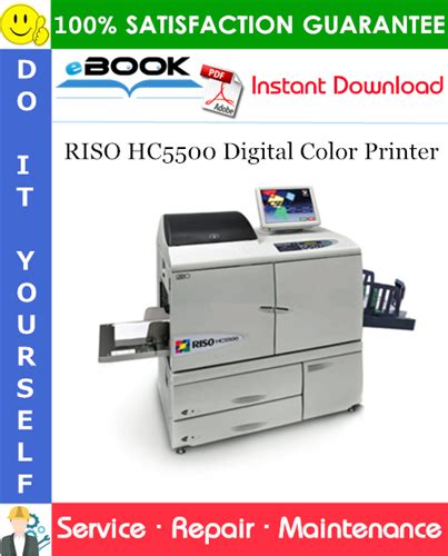 Riso Hc5500 Digital Color Printer Service Repair Manual