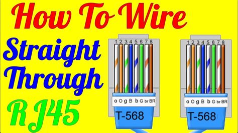 Rj45 Wiring Diagram Straight Through