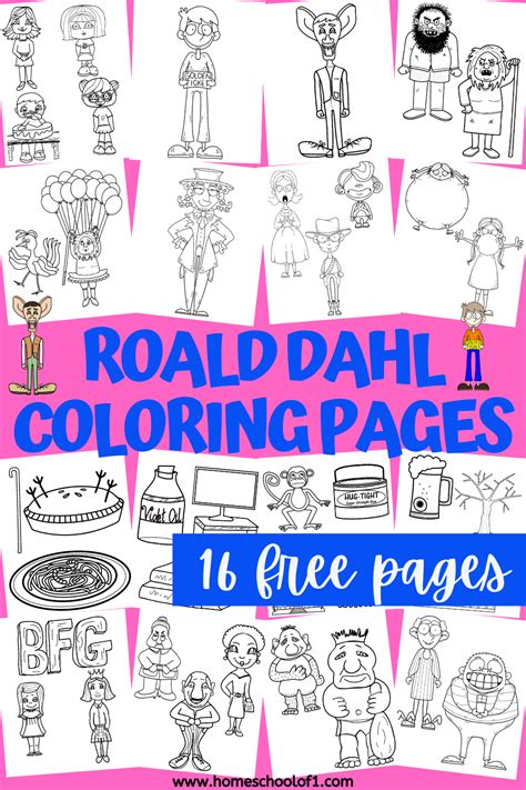 Roald Dahl Coloring