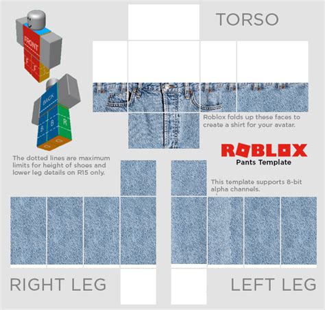 Roblox Pants Template Transparent
