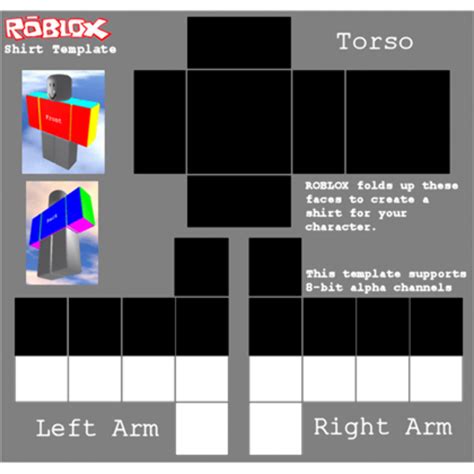 Roblox Transparent Template