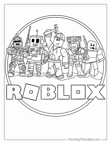 Roblox Coloring Pages Printable