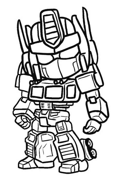 Robot Colouring Pages Printable