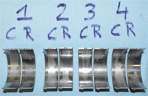 Rod Bearing Wear Chart
