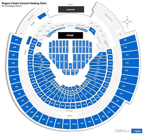 Rogers Center Seating Chart