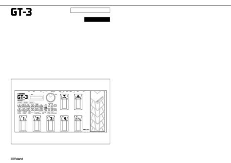 Roland Gt3 Gt 3 Boss Bossgt3 Complete Service Repair Manual