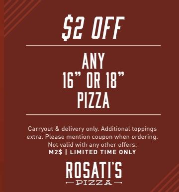 Rosati's Coupons Printable