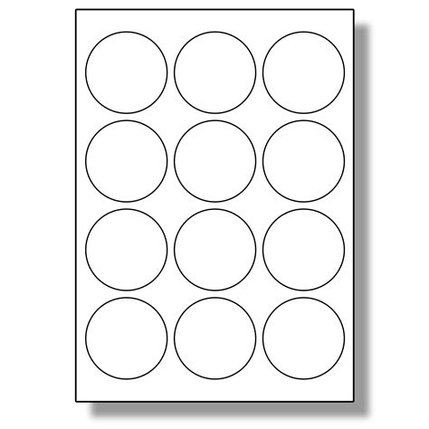 Round Sticker Labels Template