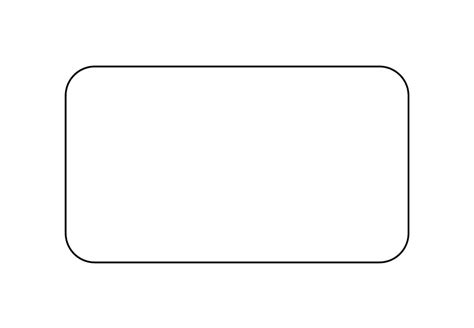 Rounded Corner Template