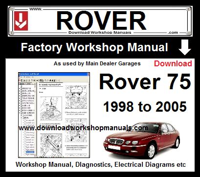 Rover 75 Diesel Service Manual Download