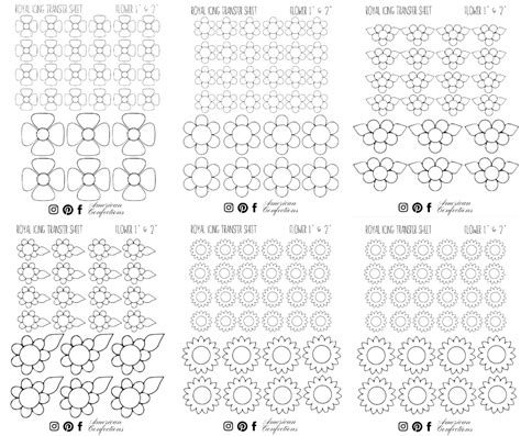 Royal Icing Transfer Templates Free