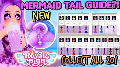 Royale High Christmas Mermaid Tail Chart