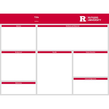 Rutgers Poster Template