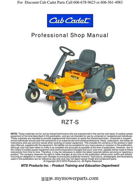 Rzt Cub Cadet Wiring Diagram