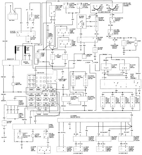 S10 Blazer Wiring Diagram Power Windows