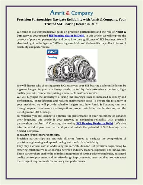 SKF Bearings USA: Your Trusted Partner for Precision, Performance, and Reliability